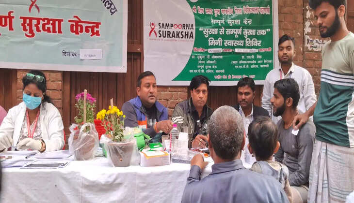 वाराणसी लोहता में कबीर चौरा अस्पताल द्वारा किया गया स्वास्थ्य शिविर का आयोजन
