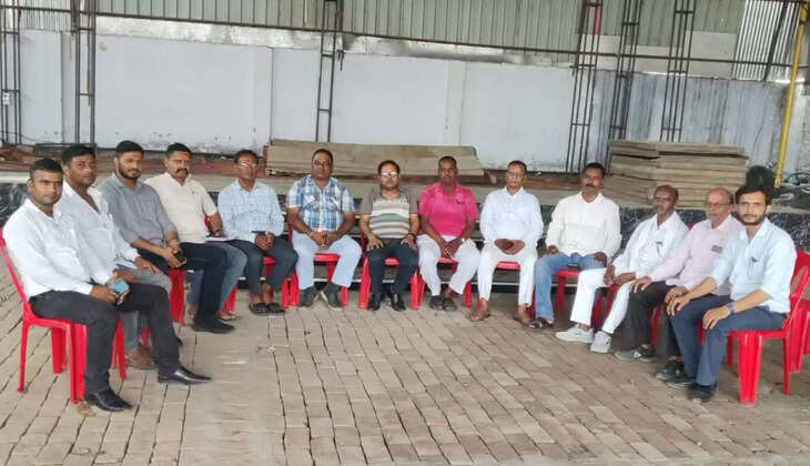 ग्रामीण पत्रकार एसोसिएशन की कार्यकारिणी सदस्यों ने किया कार्यक्रम स्थल का निरीक्षण