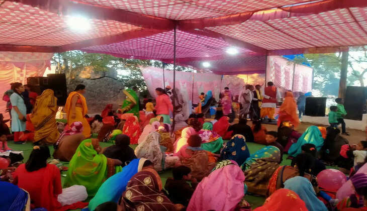 Cg news: ग्राम धरहर के ऐंठी सिद्घ बाबा डोंगरी में अखंड नवधा रामायण का हुआ समापन