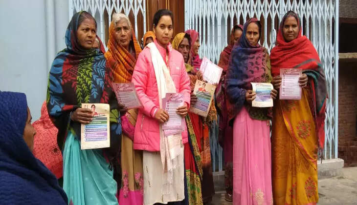 महिला कांग्रेस सेवा दल के जिलाध्यक्ष ने चलाया सदस्यता अभियान काफी संख्या में लोगों को बनाया सदस्य