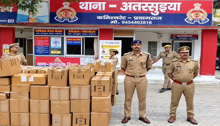 प्रयागराज में तीन करोड़ की नशीली दवाएं बरामद, किराए के कमरे में चल रहा था अवैध कारोबार