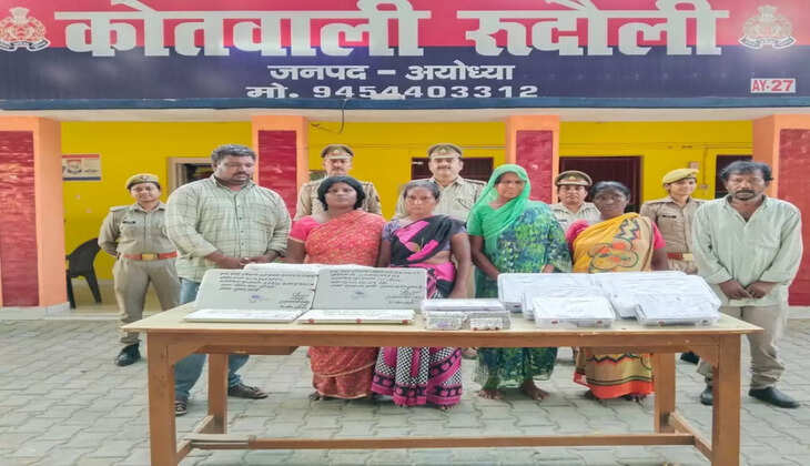 अयोध्या में रुदौली पुलिस को मिली बड़ी सफलता,&nbsp;अंतर्ररज्जीय घुमंतू चोरों का गिरोह भारी मात्रा में चोरी के सामान के साथ गिरफ्तार