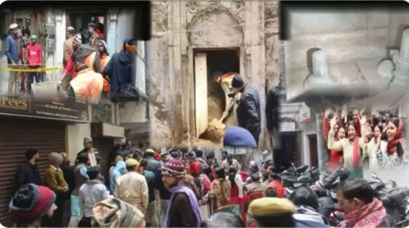 वाराणसी के मुस्लिम इलाके में 150 साल पुराने सिद्धेश्वर महादेव मंदिर को हिन्दुओं ने खुलवाया, भीतर मिले 3 खंडित शिवलिंग