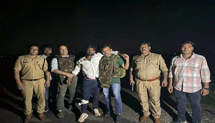 वाराणसी पुलिस मुठभेड़ में बदमाश संदीप यादव को लगी गोली, दुकानदार शारदा यादव के हत्या में था शामिल