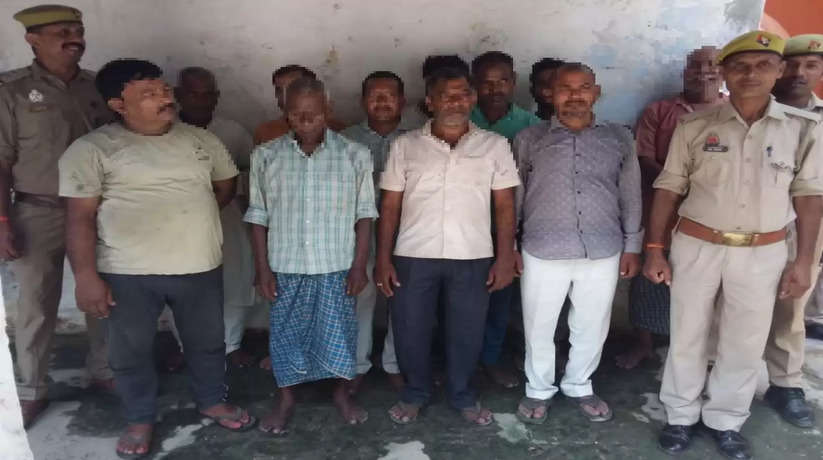चौबेपुर पुलिस नें न्यायालय के निर्देश पर 11 वारंटियों को गिरफ्तार कर भेजा जेल