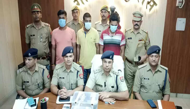 गोरखपुर: बियर शाप पर फायर करने वाले तीन आरोपी अवैध पिस्टल के साथ गिरफ्तार