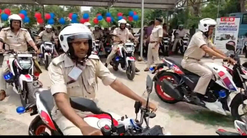 धनबाद पुलिस को मिली 122 हाईटेक पेट्रोलिंग बाइक, अपराध नियंत्रण होगा और तेज