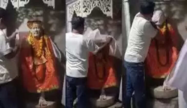 Varanasi News: वाराणसी में साईं बाबा की मूर्तियां हटाने का विवाद, सनातन रक्षा दल के अध्यक्ष गिरफ्तार