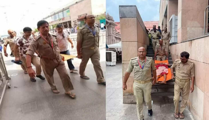 Varanasi news: दर्शन करने आई महिला काशी&nbsp;विश्वनाथ धाम में हुई बेहोश,फायरकर्मियों ने पहुंचाया&nbsp;अस्पताल&nbsp;