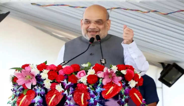 Amit Shah's address in Korba public meeting: बोले- छत्तीसगढ़ से भाजपा ने 15 सालों में नक्सलवाद को खत्म किया