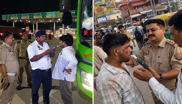 काशी में यातायात नियम तोड़ने वालों पर पुलिस का शिकंजा, एक दिन में 259 चालान, 14 वाहन सीज