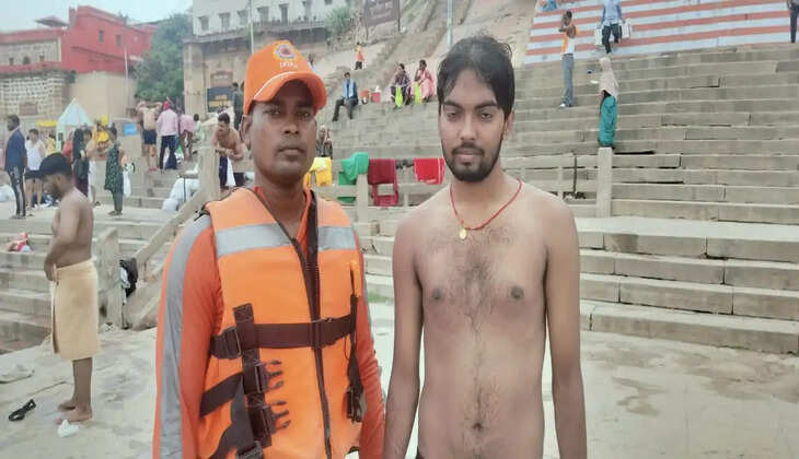 एनडीआरएफ की तत्परता से गंगा में डूब रहे युवक की बची जान