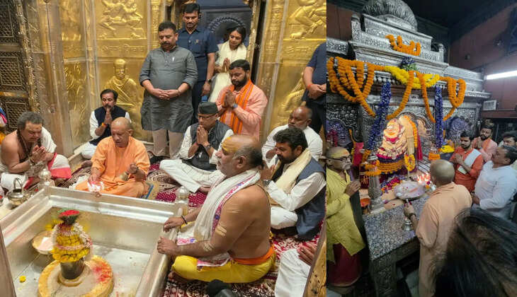 मुख्यमंत्री योगी आदित्यनाथ ने काशी कोतवाल बाबा काल भैरव और बाबा विश्वनाथ के दरबार में लगाई हाजिरी