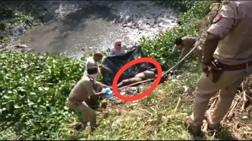 चन्दौली तालाब में मछली पकड़ने गए युवकों को मिली महिला की डेडबॉडी