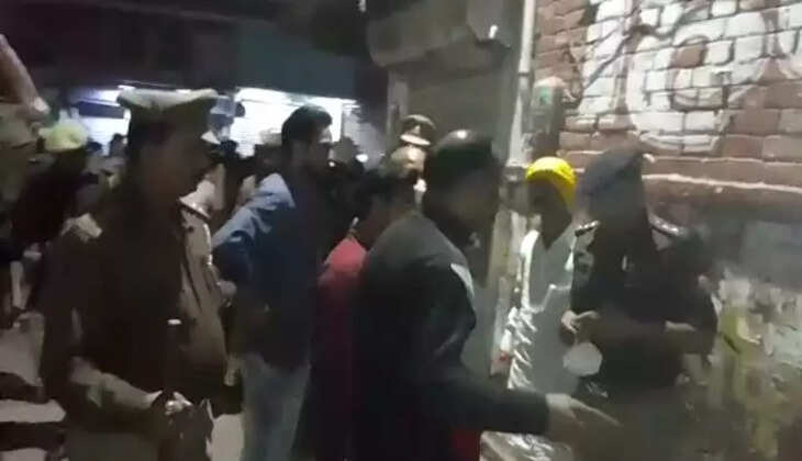 &nbsp;मौके पर आला अधिकारी मौजूद क्षेत्र पुलिस छावनी में तब्दील