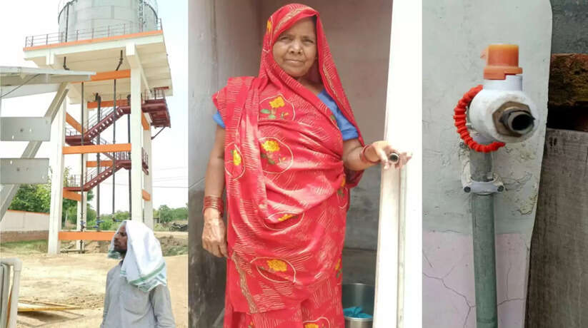 वाराणसी के ग्रामीण क्षेत्रों में हर घर नल योजना हुई फेल, गर्मी में बूंद-बूंद पानी को तरस रहे लोग