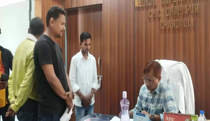 चन्दौली में चार वर्ष से भुगतान ना मिलने से एमपीडब्ल्यू में रोष, दिया ज्ञापन