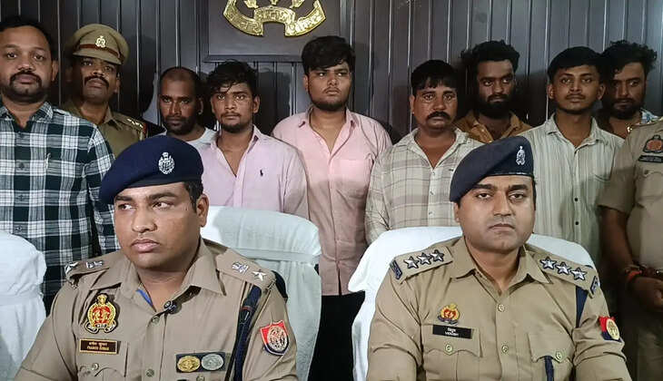 चोलापुर पुलिस और एसओजी की बड़ी कार्रवाई, हथियार सप्लाई करने वाले गिरोह के 7 सदस्य गिरफ्तार