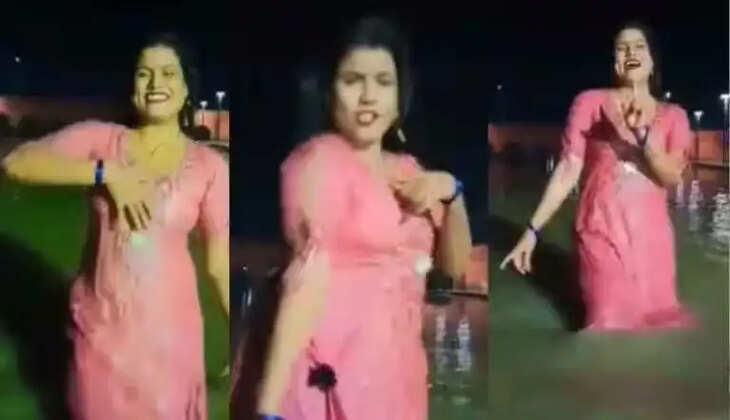 Ayodhya News:&nbsp;राम की पैड़ी पर रील बनाती युवती का वीडियो वायरल, लोगों ने बताया गरिमा के खिलाफ