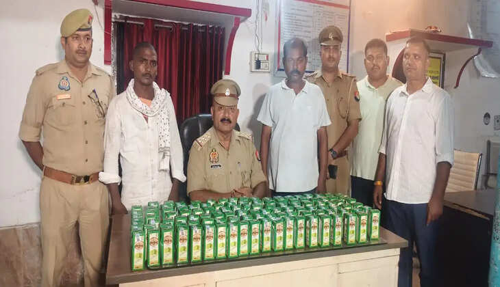 वाराणसी में शराब की बिक्री पर कार्रवाई, 24 लीटर देसी शराब के साथ दो गिरफ्तार