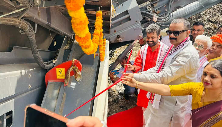 महापौर अशोक तिवारी ने किया परियोजना का शुभारंभ, डेढ़ साल में मियावाकी जंगल में बदलेगा डंपिंग ग्राउंड