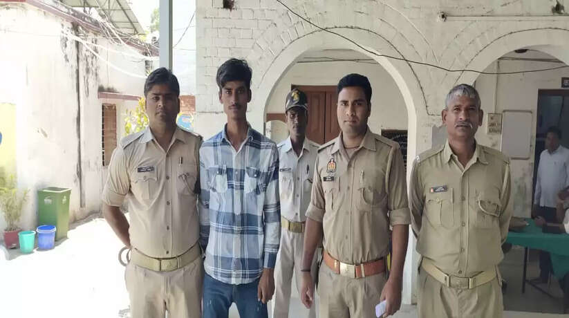 पुलिस अभिरक्षा से फरार अभियुक्त गिरफ्तार