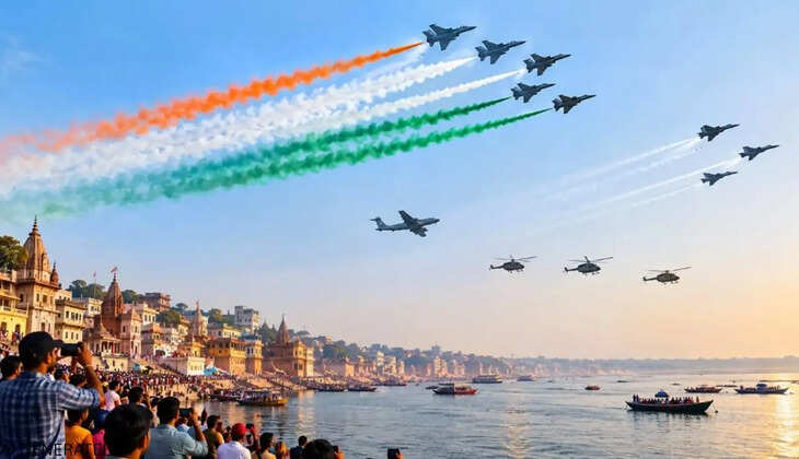 गंगा के ऊपर वायुसेना का शौर्य, अंतिम दिन 20 लाख लोगों ने देखा एयर शो