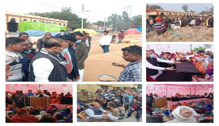 नवीन मंडी पहुंचे विधायक सैयदराजा, अधिकारियों को इमानदारी से कार्य करने की दी हिदायत&nbsp;