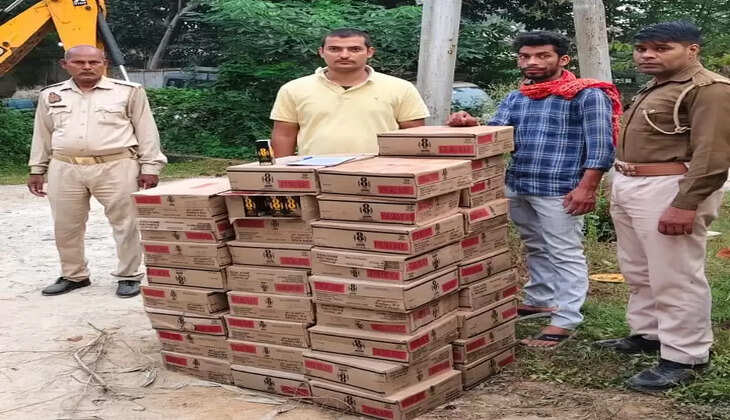 Chandauli News: चन्दौली में भारी मात्रा में अंग्रेजी शराब बरामद, अनुमानित कीमत लगभग 5 लाख रुपये