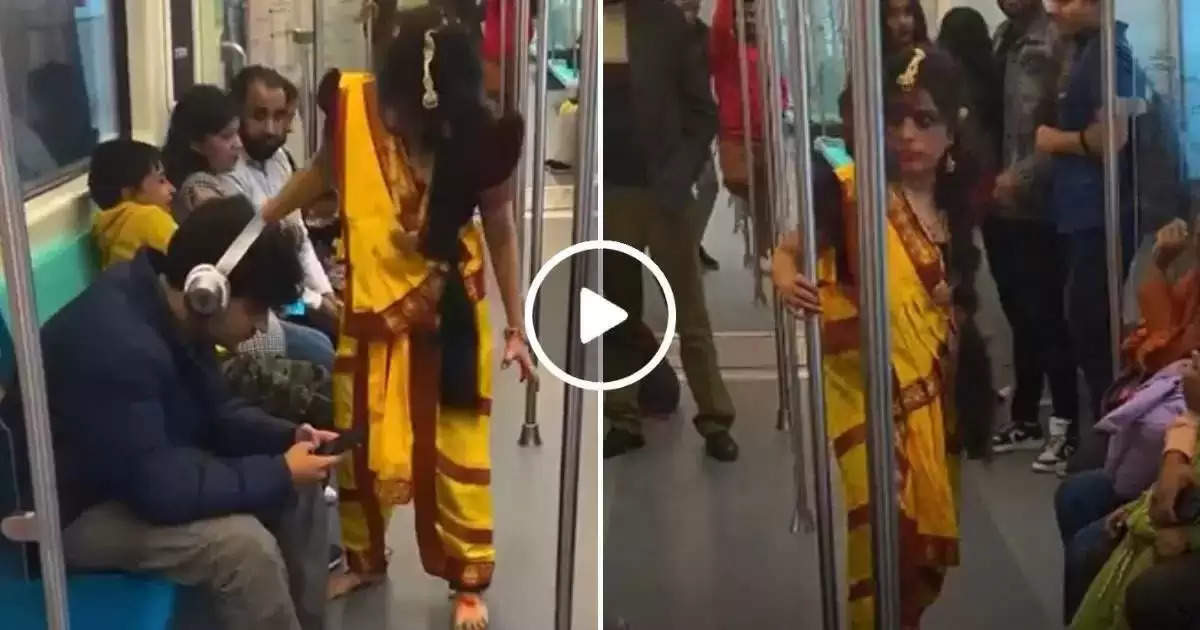 मेट्रो में अचानक घुसी 'Manjulika', देखते ही यात्रियों में मच गई भगदड़ Video Viral...
