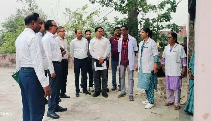 गोरखपुर में सीएमओ ने मुख्यमंत्री आरोग्य मेले का किया निरीक्षण