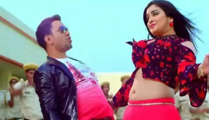 Bhojpuri Song: आम्रपाली दुबे के जलवे&nbsp;देख बेहाल हुए निरहुआ, बोले &lsquo;जेल करईबु का&rsquo;