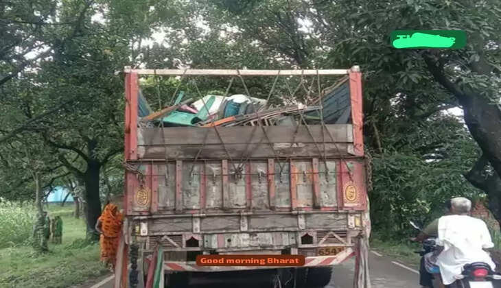Prayagraj News:&nbsp;कबाड़ लदे ट्रक से 60 किलो गांजा बरामद, चालक ट्रक छोड़कर फरार