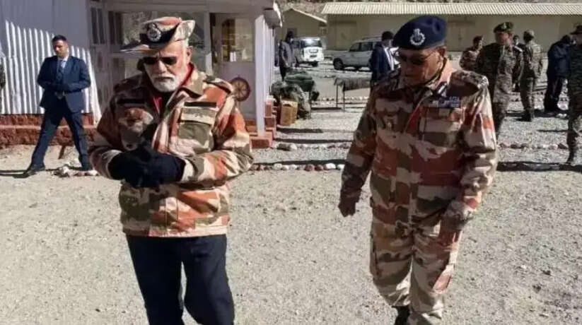 प्रधानमंत्री मोदी ने दिवाली पर दी शुभकामनाएं, जवानों के साथ दिवाली मनाने लेप्चा पहुंचे