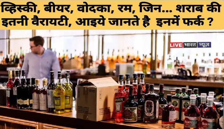 Rum, Whiskey, Vodka, Beer, Brandy, Wine और Champagne में आइये जानते है, क्या&nbsp;अंतर हैं?