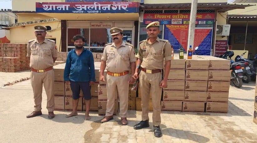 चंदौली: पुलिस टीम पर ट्रक चढ़ाने की कोशिश, 1.65 करोड़ की अवैध शराब के साथ अंतर्राज्यीय तस्कर गिरफ्तार