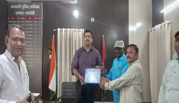 चंदौली: एसपी से मिला व्यापारियों का प्रतिनिधिमंडल&nbsp;