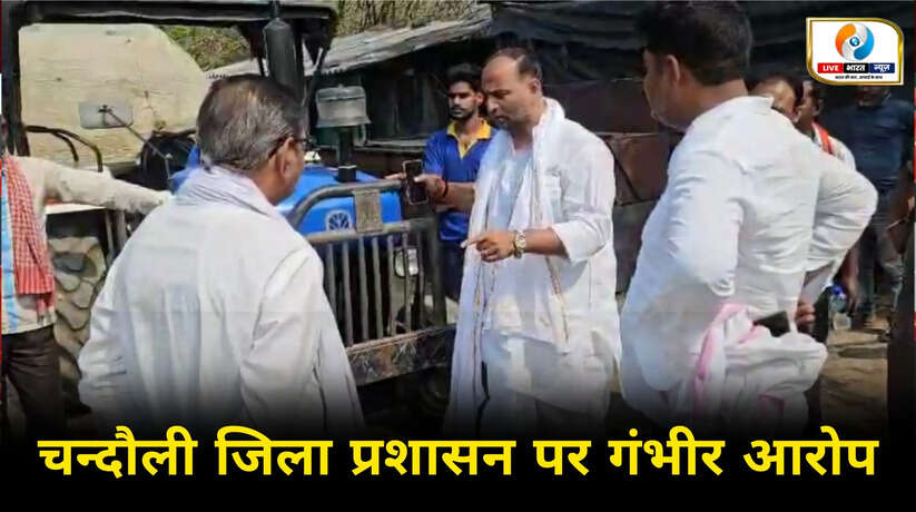 पूर्व विधायक ने कहा किसानों को प्रताड़ित कर रहा जिला प्रशासन, गेहूं लदे वाहनों को रोककर किसानों पर बनाया जा रहा दबाव