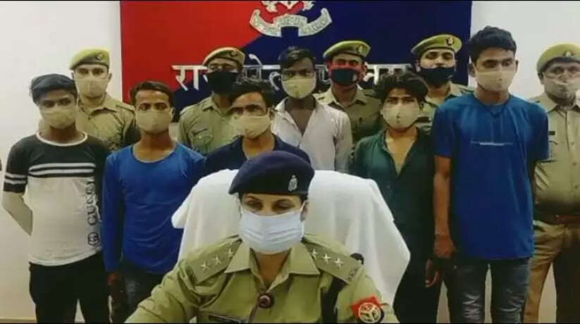 चोरी कि योजना बना रहे छः  शातिर बदमाशों को पुलिस ने धर दबोचा