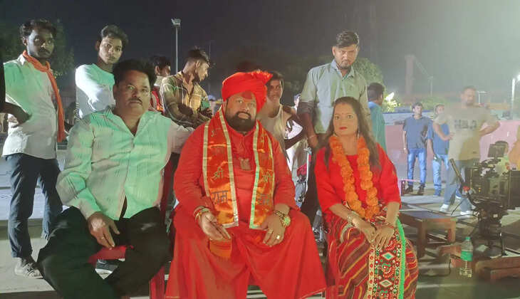 Ayodhya News:&nbsp;राम भजन के एलबम शूटिंग का उद्घाटन श्रीमहंत बृजमोहन दास महराज ने किया