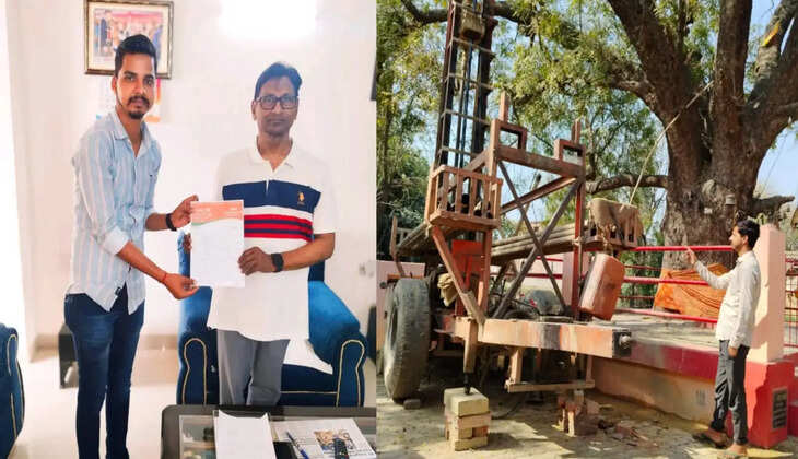 विधायक निधि से डीह बाबा मंदिर प्रांगण में हैंडपंप स्वीकृत होकर कार्य प्रारंभ