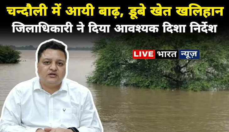 चन्दौली में आई बाढ़! गंगा के बढ़ते जल स्तर के दृष्टिगत प्रशासन अलर्ट, जिलाधिकारी ने कहा...