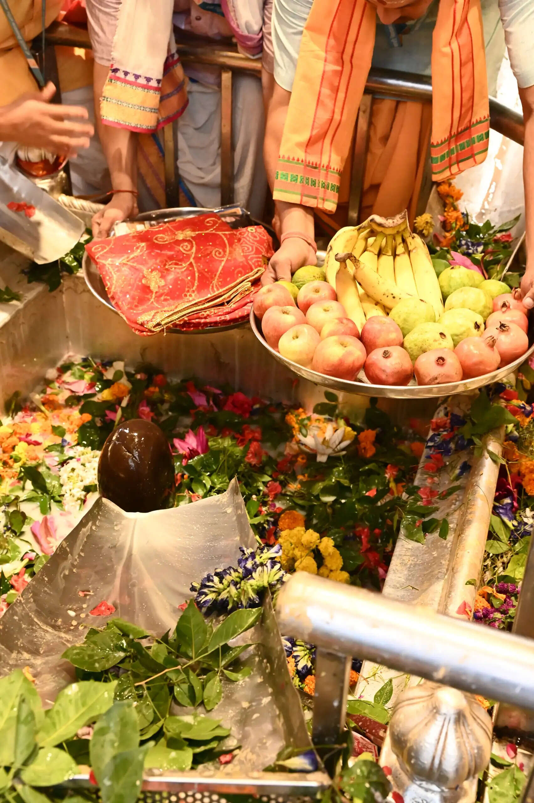काशी विश्वनाथ धाम में सप्तमी पर शक्ति आराधना, मां विशालाक्षी को अर्पित की गई श्रृंगार सामग्री