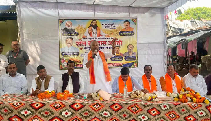 कलश वंदन यात्रा में गूंजे संत रविदास के जयकारे, सामाजिक समरसता का लिया संकल्प