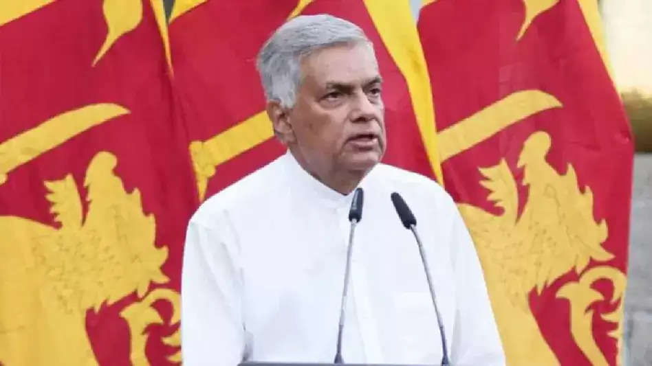 श्रीलंका में राष्ट्रपति विक्रमसिंघे 