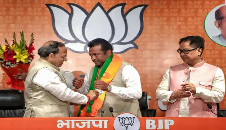टेनिस स्टार लिएंडर पेस ने थामा BJP का दामन, बोले- &lsquo;देश और युवाओं के लिए करना चाहता हूं काम&rsquo;