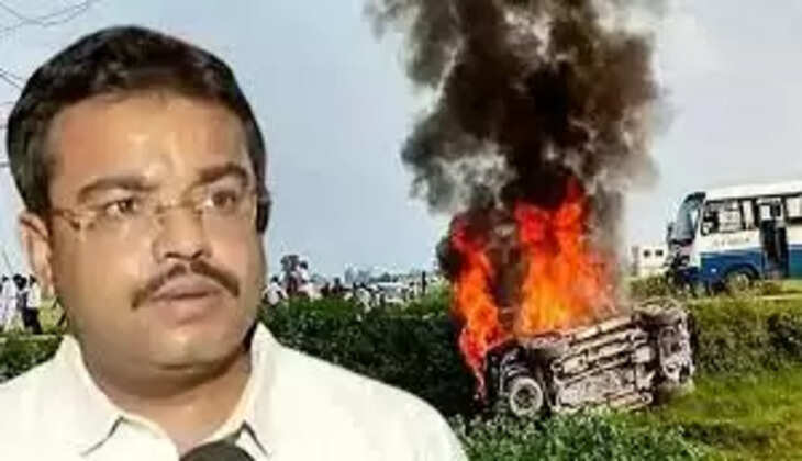 लखीमपुर खीरी हिंसा: आशीष मिश्रा पहुँचे पुलिस लाइन, 
