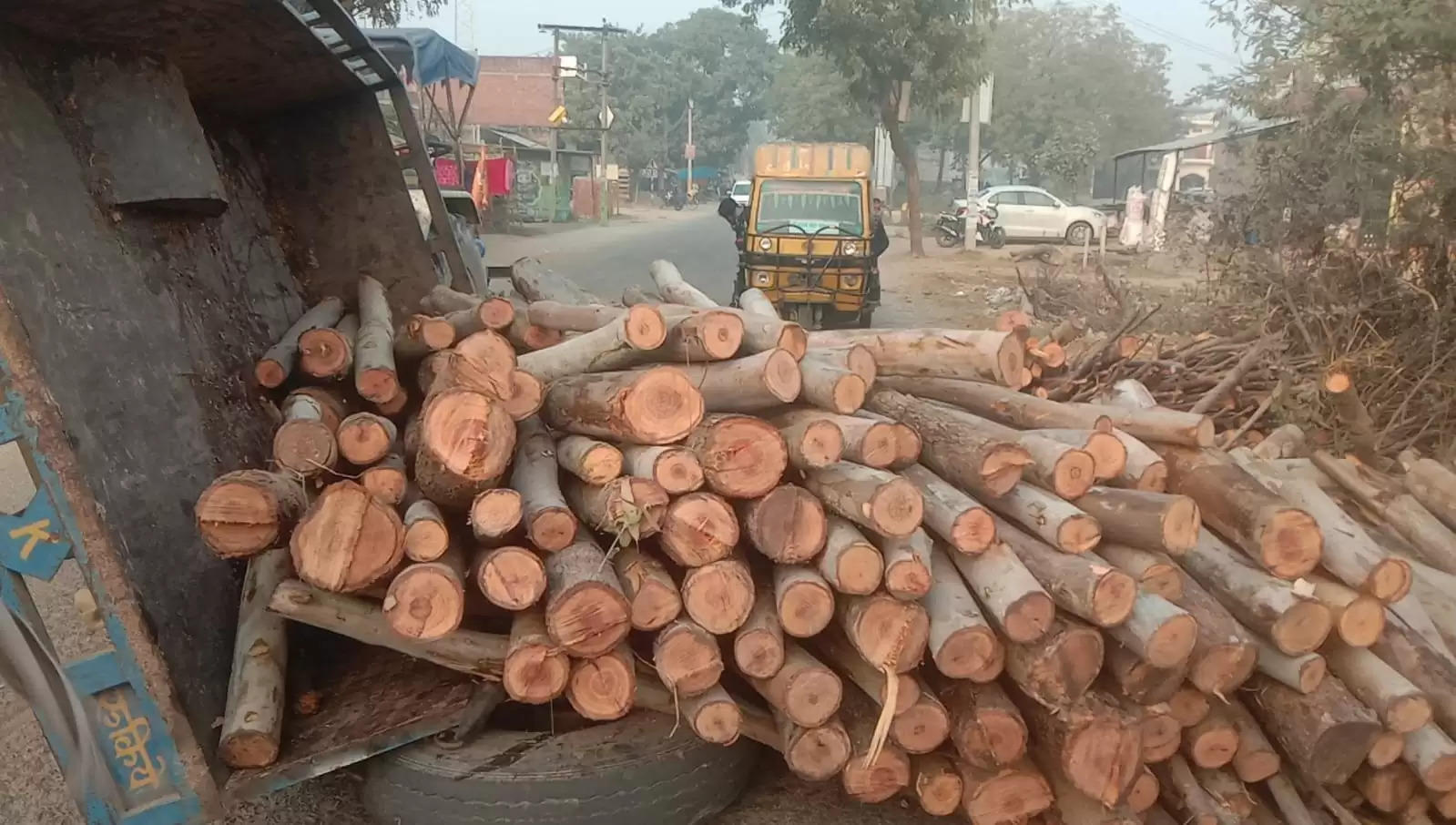 Raebareli News: रायबरेली में लकड़ी लदी ट्राली का पहिया निकलने से पलटी, वही सवारियों से भरा टेंपो...