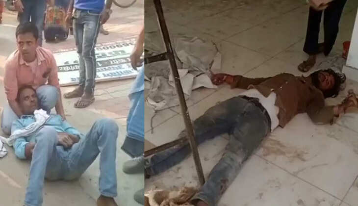 चन्दौली में नेशनल हाईवे के किनारे स्थित दुकान में फ्लेक्सी बोर्ड लगा रहे दो युवक बिजली के करंट से झुलसे, हालत गंभीर