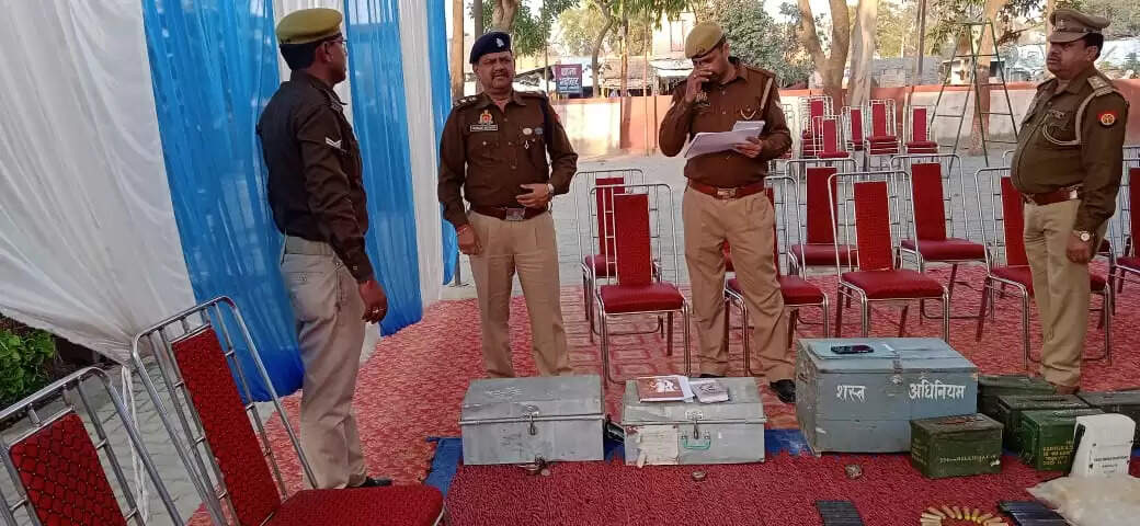 Rae Bareli News: अपर पुलिस अधीक्षक रायबरेली द्वारा थाना भदोखर का अर्धवार्षिक निरीक्षण
